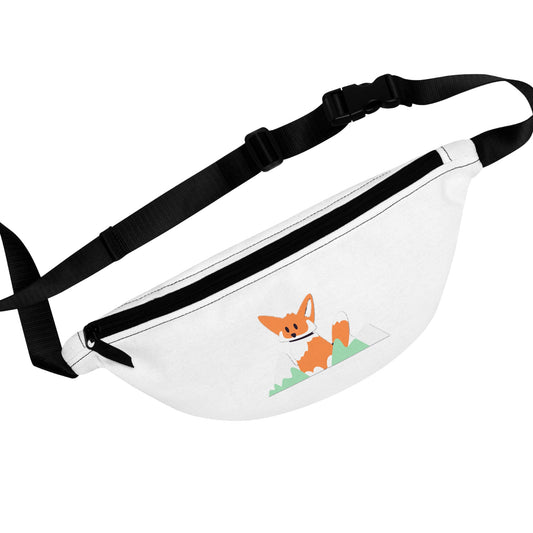 Peek-a-Boo Fox Fanny Pack | Cute Animal Waist Bag | Modern Hip Pack