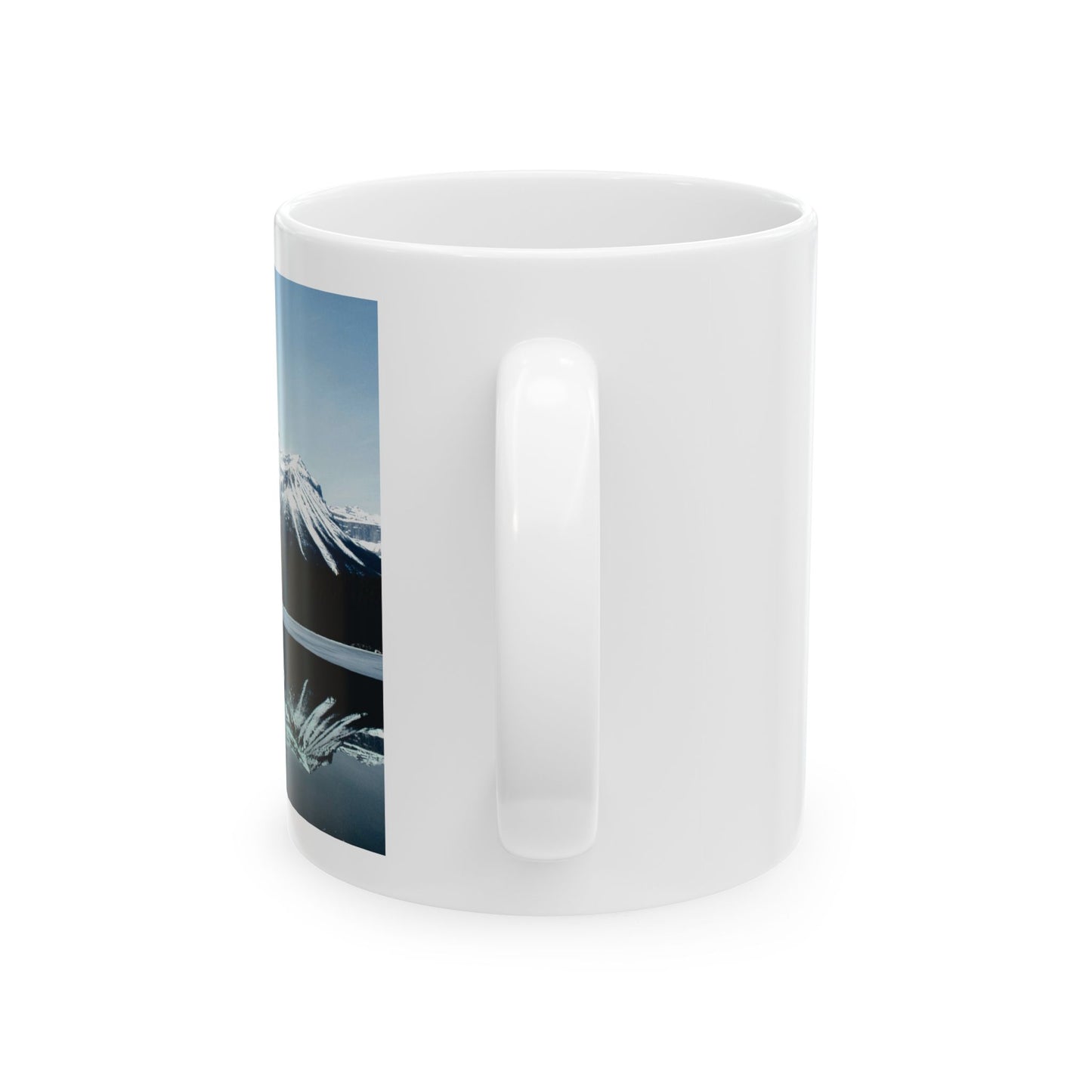 Rocky Mountain Reflection Ceramic Mug | Alpine Lake Coffee Cup